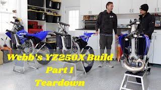 Webb's YZ250X Build Teardown