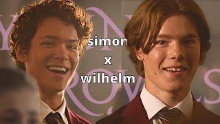 wilhelm and simon secretly looking at each other for 9 minutes and 58 seconds (young royals)