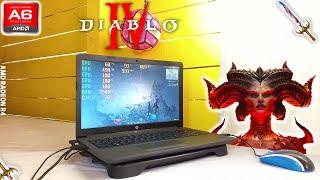 Diablo 4 (AMD A6, Radeon R4 Graphics) Low End Laptop (512MB)