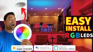 EASY Setup Smart Recessed Lights | Google, Alexa, Siri (OREIN)