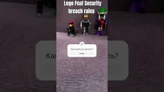 Lego fnaf Security breach ruins Monty, Roxy, Mimic, Bonnie.