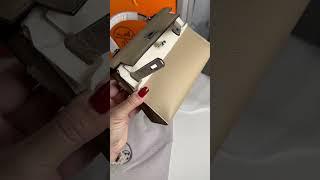 Сумка женская кожаная беж  #bag #unboxing