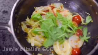 #PRAWN LINGUINE pasta   Jamie s Italian #GCC