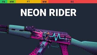 AK-47 Neon Rider - Skin Float And Wear Preview