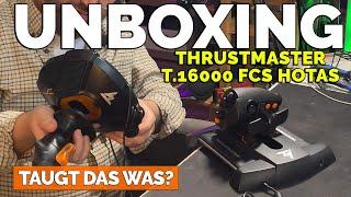 ️ Thrustmaster T.16000M FCS Hotas Unboxing | Herr Löblich 