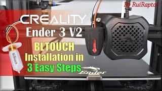 Creality Ender 3 V2 BLTOUCH - HOW TO Install in 3 Easy Steps