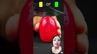 guess the colour, yellow or green #challenge #satisfying #shorts #guess