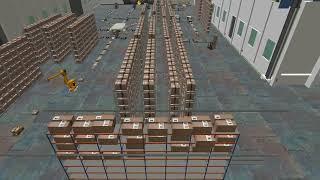 Modelling for Warehouse Simulation | Cargo Handling Unit| VB Factory | VB Group