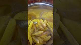 Garlic butter potato wedges ￼ #garlicbutterpotatoeswedges #potatowedges #frenchfries