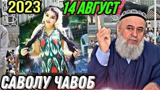 ХОЧИ МИРЗО САВОЛУ ЧАВОБ 14 АВГУСТ 2023