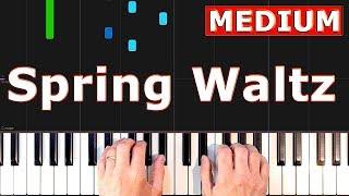 Chopin - Spring Waltz (Mariage d'Amour) - EASY Piano Tutorial