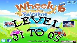 Wheely 6 Fairytale Level 1 to 5 Walkthrough 3 star