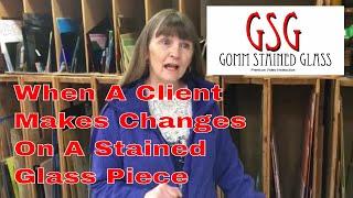 Dealing With Changes In A Stained Glass Design V405