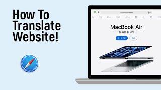 How to Translate Website in Safari [easy]