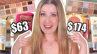 Drugstore Makeup DUPES & ALTERNATIVES (all-day wear test!)