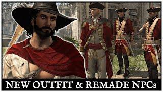 British NPCs remake (2/2) & New alt outfit + Gameplay | Assassin's Creed 4 MOD  "Corsaire du Roy"