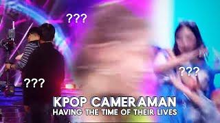 kpop cameraman enjoying their job a little too much