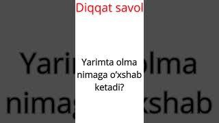 Diqqat savol  #mantiqiysavollar #qiziqarlifaktlar #mantiqiy #savollar #faktlar