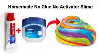 No Borax No Glue No Activator Slime/DIY Toothpaste Fluffy Slime/Vasiline Slime/Colgate Slime #slime