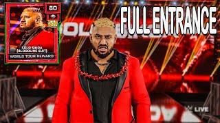 WWE2K25 PERSONA Solo Sikoa (Bloodline Suit Full Entrance