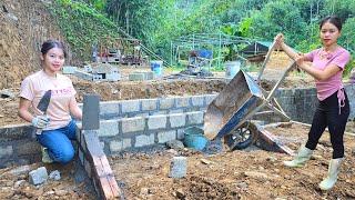 Girl builds stairs and pours concrete - builds a new house - LTtivi