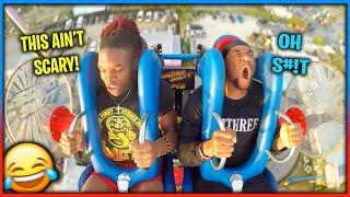 My First Time On The SLINGSHOT In Panama City Beach! *I ALMOST PASSED OUT*  @SlingshotPCB