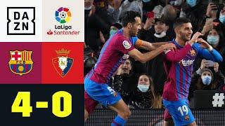 Barca schießt sich für Clasico warm: FC Barcelona – Osasuna 4:0 | LaLiga | DAZN Highlights