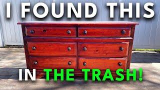 Trash to Treasure Furniture Makeover!