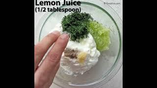Tzatziki Sauce - Yogurt and Cucumber Dip with Dill in 10 minutes