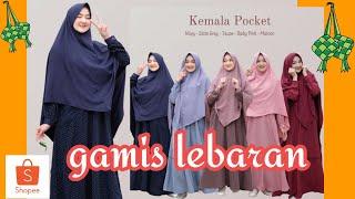 Shopee Haul gamis terbaru  murah syari cantik