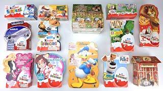 Big unboxing of old Kinder Surprise Eggs "Applaydu" x 51 | 1998 - 2024