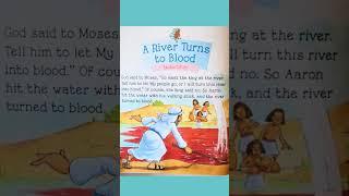 Best Short Bible Stories |  River Turns To Blood | First Plaque Of Egypt! #moses #biblestories