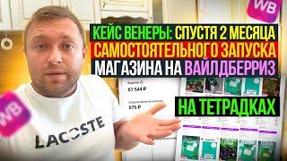 Кейс Венеры: спустя 2 месяца Самостоятельного Запуска Магазина на Вайлдберриз, что получилось?