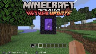 Minecraft psp edition nether update (beta) review!