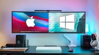 The Ultimate Hybrid PC/Mac Desk Setup!