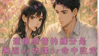RuriRu【愛情】我跟他的感情是怎樣的緣份？是業力？命中注定？我們之間有功課嗎？塔羅牌/雷諾曼/神諭卡--瑠璃ル