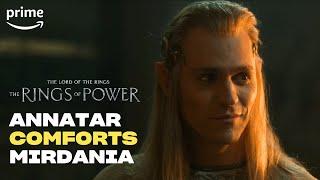 Annatar Comforts Mirdania | The Rings Of Power | Prime Video