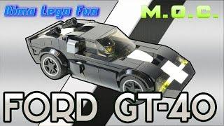 Lego Ford GT 40 How to build Как собрать Лего самоделка ФОрд ГТ 40