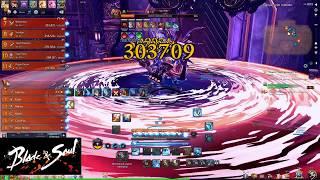 (Blade & Soul Ru) Eternal Temple 1st Boss (First Clear) \ Сады безумия 1 босс (Первое прохождение)