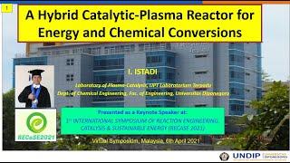 A Hybrid Catalytic-Plasma Reactor for Energy and Chemical Conversions (RECASE 2021)