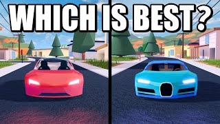 Jailbreak ROADSTER VS CHIRON!! (Which is BEST?) | Roblox Jailbreak