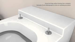 Ceramica Globo   Installation instructions seat cover, quick release hinges, soft closing system