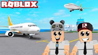 Pilot Olduk ve Havalimanı Kurduk!! - Panda ile Roblox Airport Tycoon