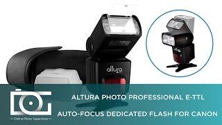 Speedlite Flash for Canon E-TTL Auto Focus | By Altura Photo®