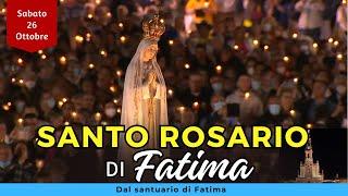 Santo Rosario di Fatima - Oggi [Sabato 26 Ottobre 2024] - Misteri Gaudiosi