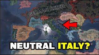 What if ITALY WAS NEUTRAL IN WW2 I Hoi4 Timelapse