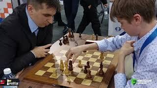 16-year-old Volodar Murzin outplays Dmitry Andreikin | World Rapid Championship 2022