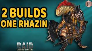 BEST Rhazin Scarhide Early Game & Late Game Artifact Builds & Masteries | Raid: Shadow Legends