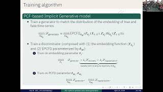 TMLW02 | Prof. Hao Ni | PCF-GAN: generating sequential data via the characteristic function