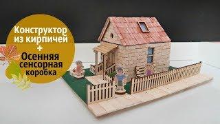 Конструктор из кирпичей AlexTerra + Осенняя сенсорная коробка // DIY детям